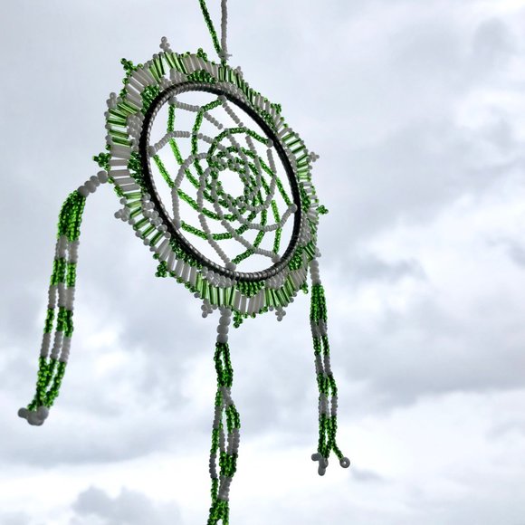 Beautifully Crafted Beaded Dream Catcher Ornament - Picture 5 of 13